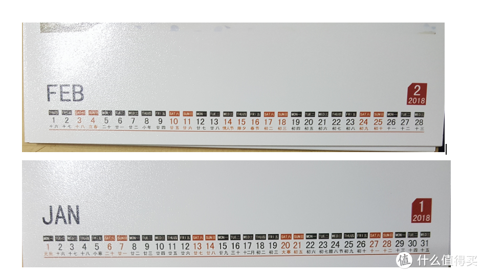 365日的陪伴，富士6英寸台历开箱晒单