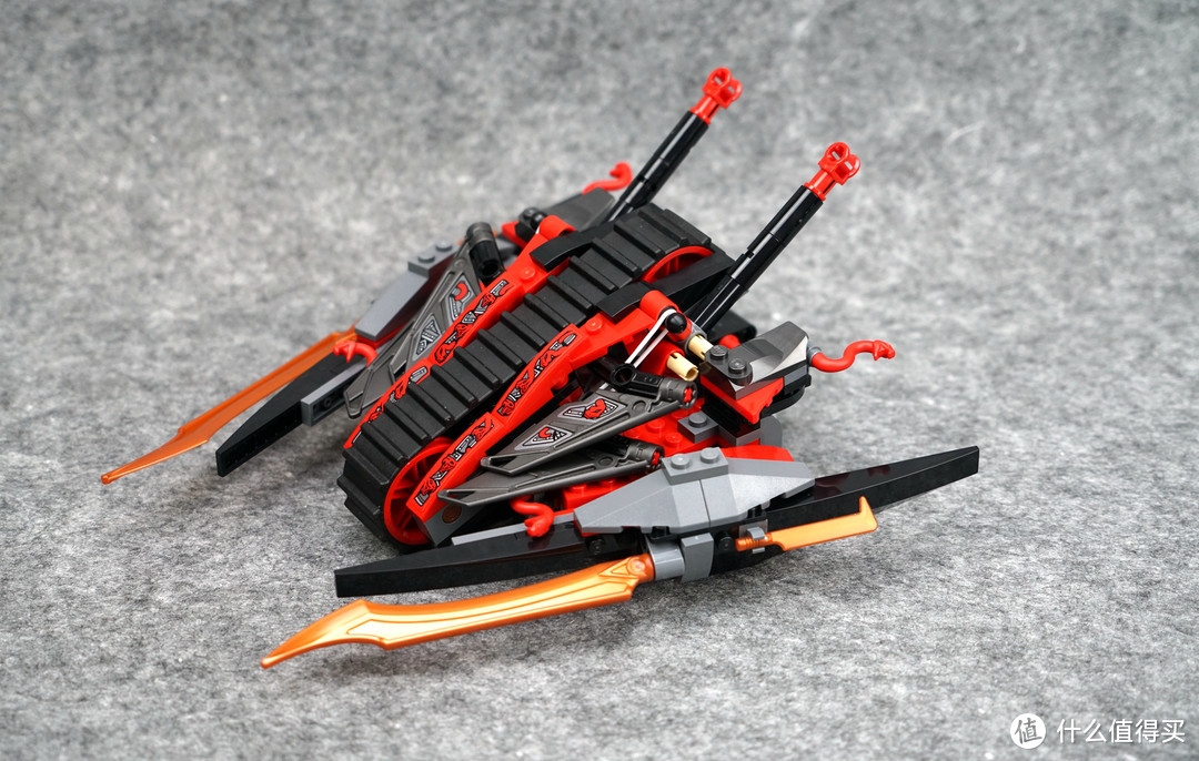 人仔就已经值回票价：LEGO乐高 70624 NINJAGO 幻影忍者系列 红蛇投石履带战车 开箱