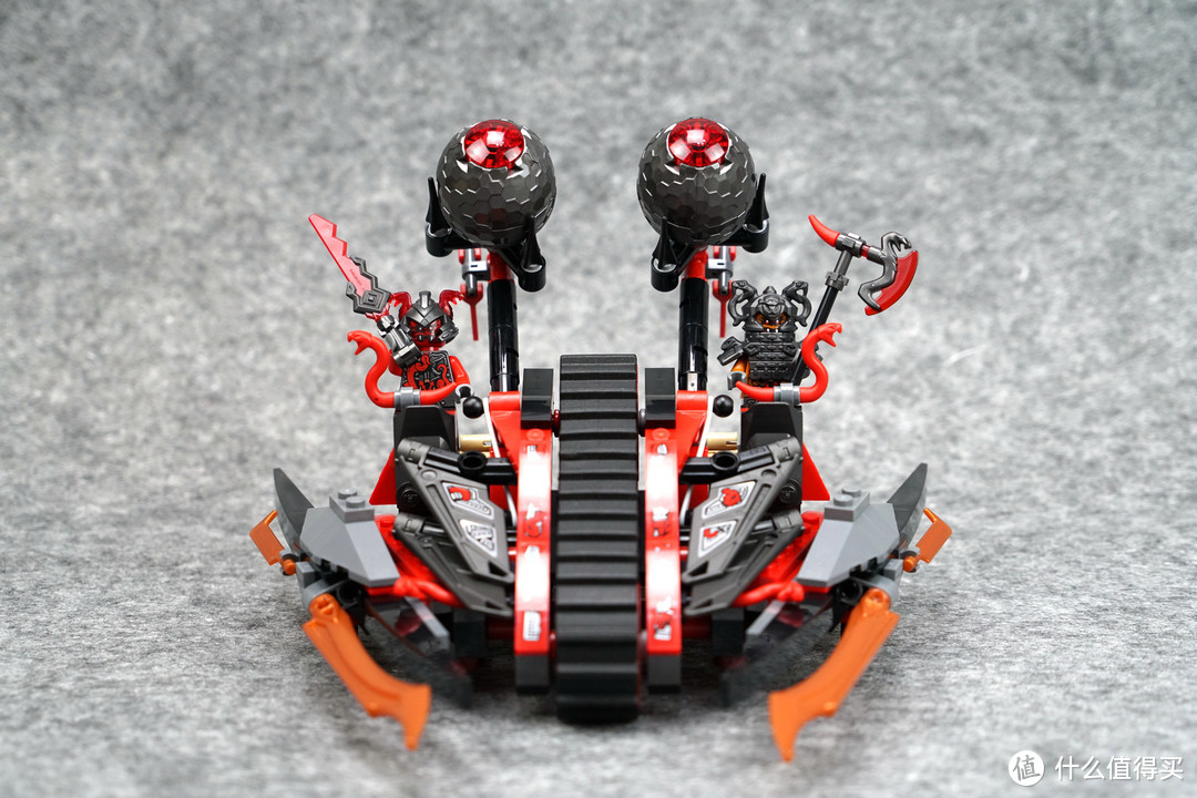 人仔就已经值回票价：LEGO乐高 70624 NINJAGO 幻影忍者系列 红蛇投石履带战车 开箱