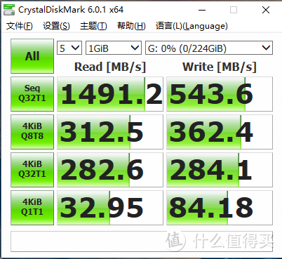 crystaldiskmark跑分