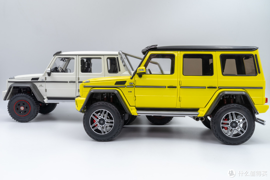 合金和塑料的一次正面较量—Almost Real 奔驰 AMG 4X4²＆AA奔驰G63 6X6