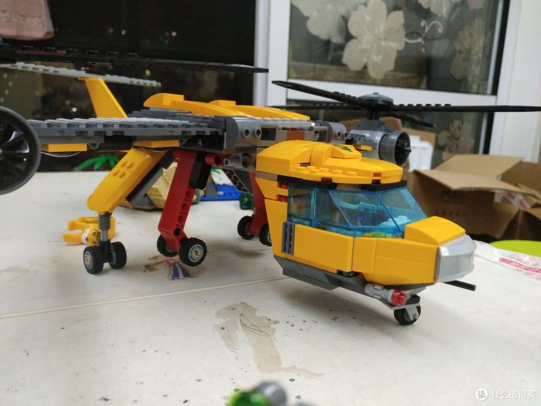 这个暑假玩过的乐高—lego 乐高 60162 城市系列丛林空降直升机开箱