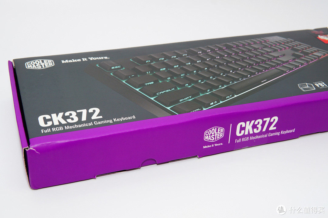 不用驱动也能玩转RGB：酷冷至尊 CK372 侧刻RGB机械键盘