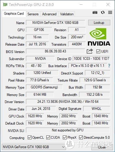 耕升GTX 1060 G魂极客版已到位，安排！