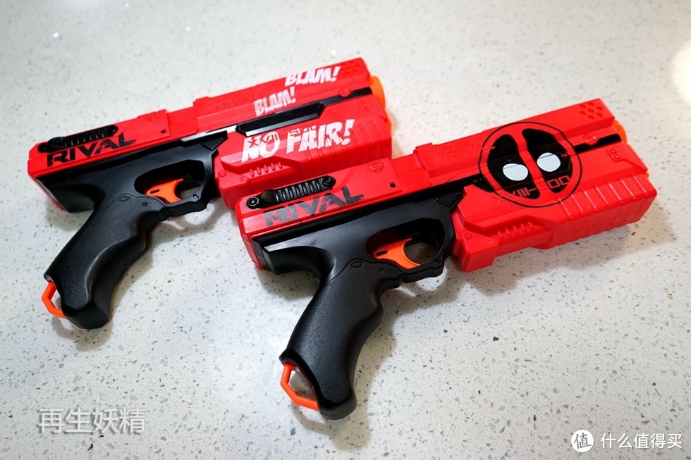 HASBRO 孩之宝 NERF RIVAL 克洛诺斯发射器 死侍 双枪 开箱&试玩