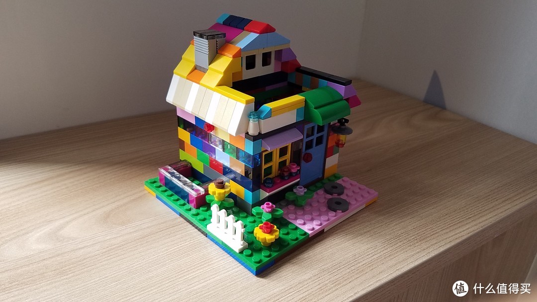我想要间彩色的房子—lego 乐高 创意拼砌系列 复刻40154笔筒小屋