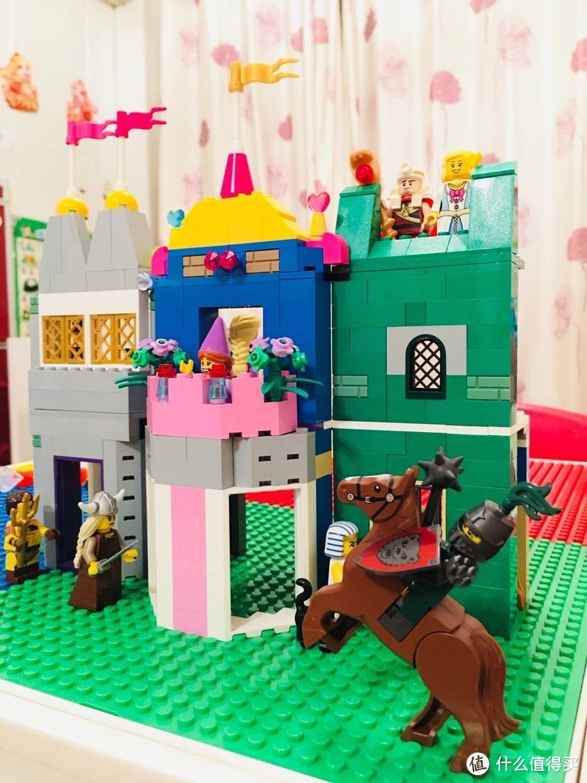 属于我和闺女的乐高MOC：城堡+公主+中世纪骑士的LEGO积木混搭风