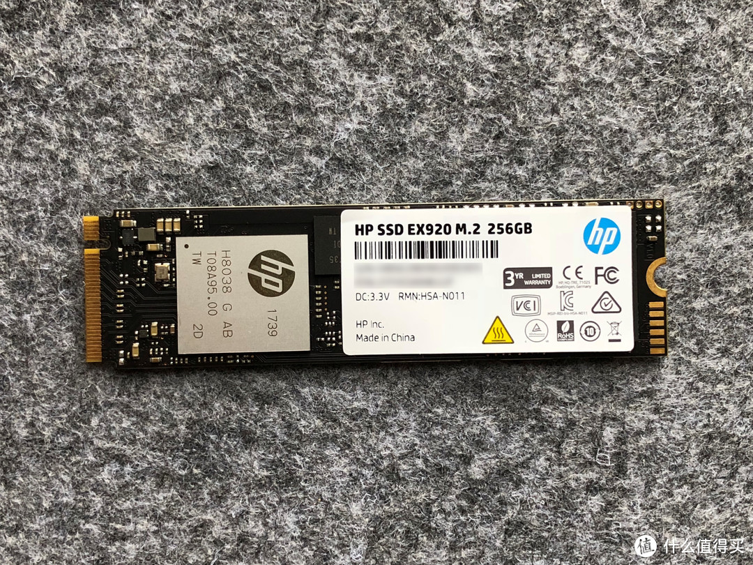 HP 惠普 EX920 M.2 NvMe 256GB 固态硬盘使用体验