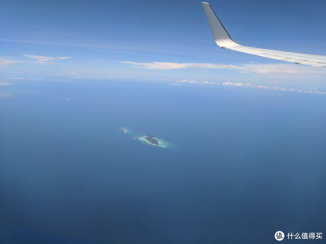 飞机上拍到的美人鱼岛