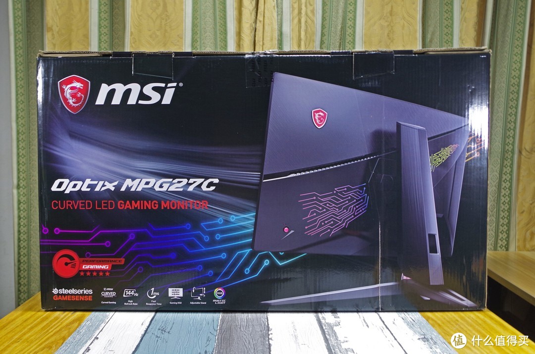 第一次用144HZ+曲面屏，msi MPG27C电竞显示器试用