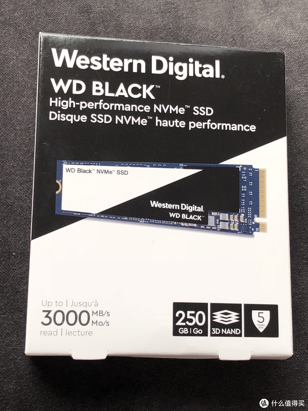 Western Digital 西部数据 Black-3D M.2 NvMe 250GB 固态硬盘使用体验