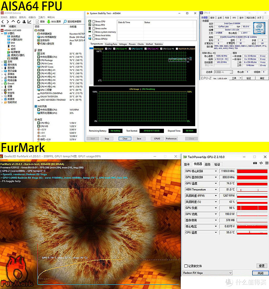 统一才完美：先秀TUF Gaming联盟主机，再测Vega 56