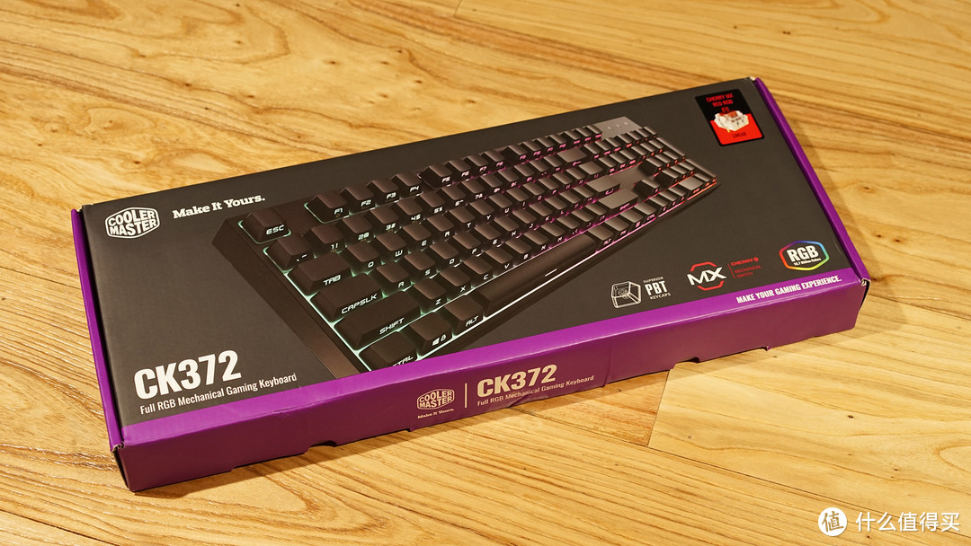 可能是市面上玩灯最skr的键货  酷冷至尊 CK372 侧刻RGB机械键盘体验