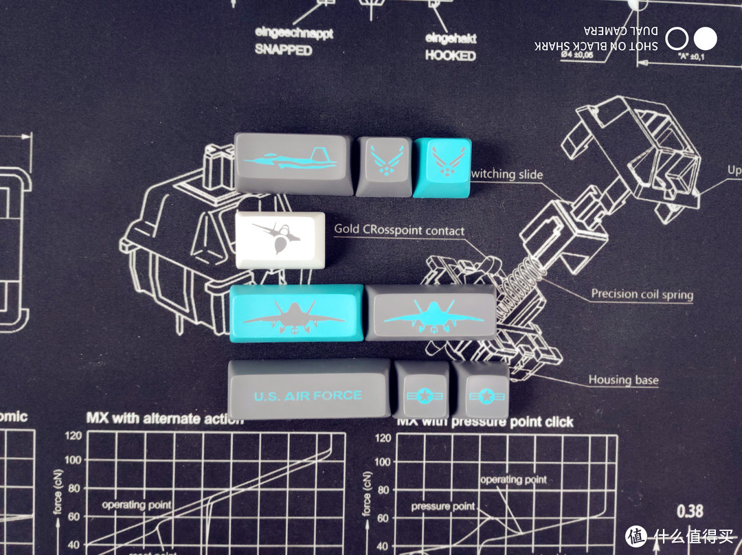 键帽中的战斗机—MAXKEY F22战斗机SA键帽开箱展示