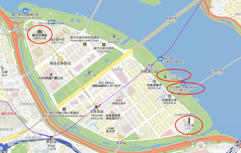 游玩电影《汉江怪物》拍摄地：汝矣岛汉江公园、63大厦、汉江游轮