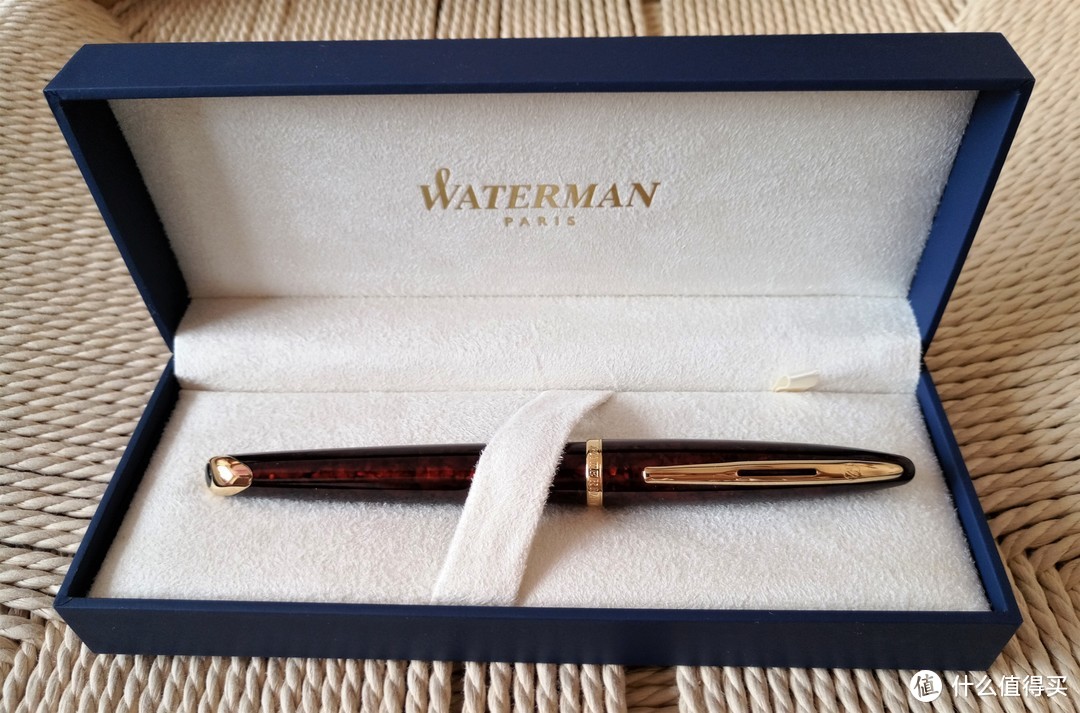 Waterman 威迪文 海韵琥珀纹珍漆金夹开箱