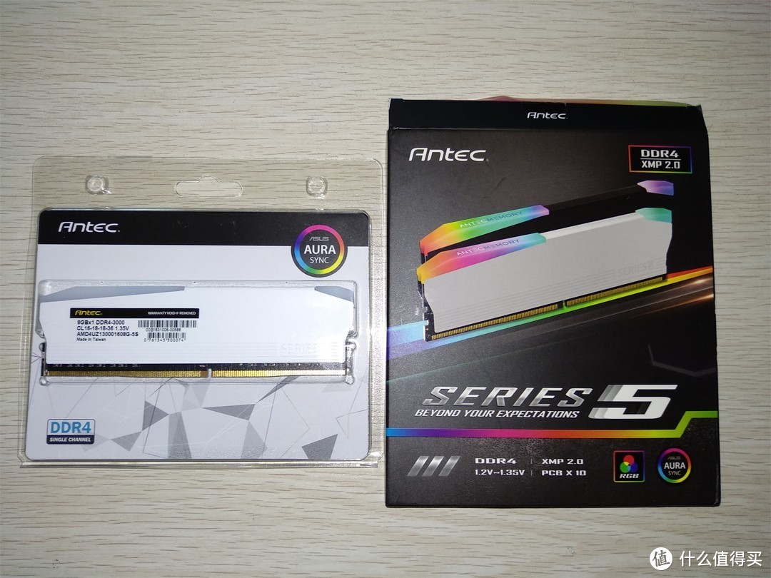 愿指引明路的苍蓝星为你们闪耀！ANTEC 安钛克 SERIES 5 RGB内存条开箱与上机