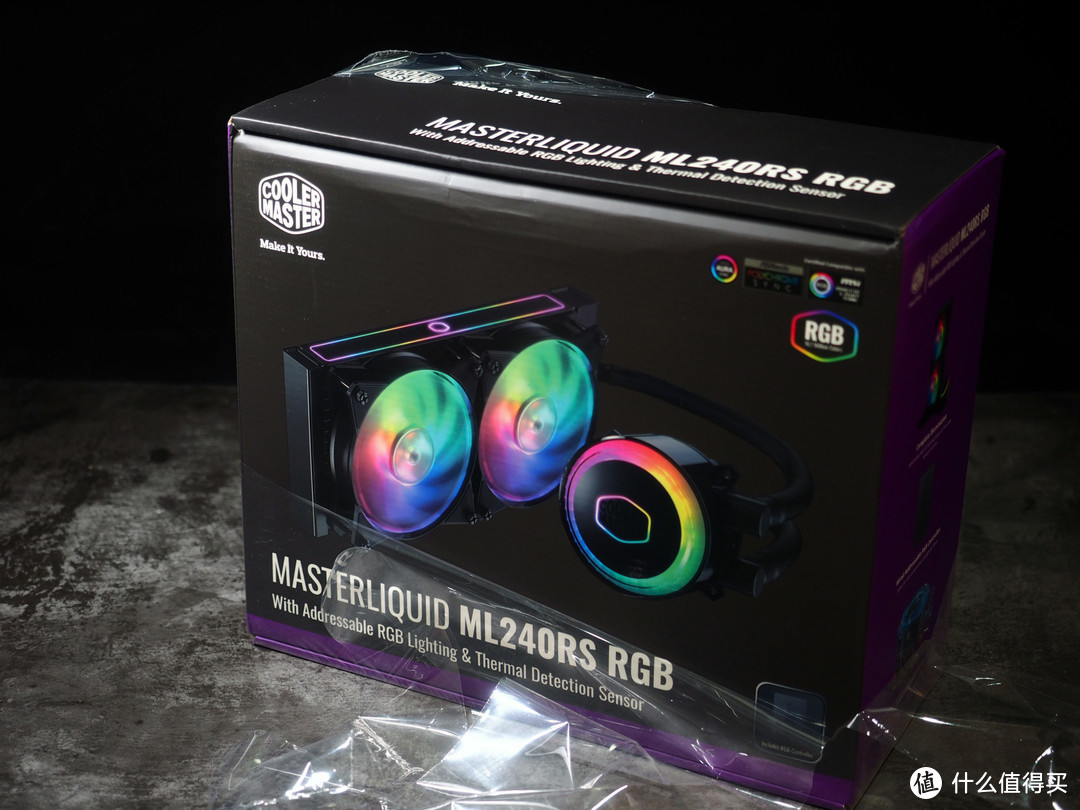 侧颜更美—CoolerMaster 酷冷至尊 冰神 G240S RGB 散热器开箱