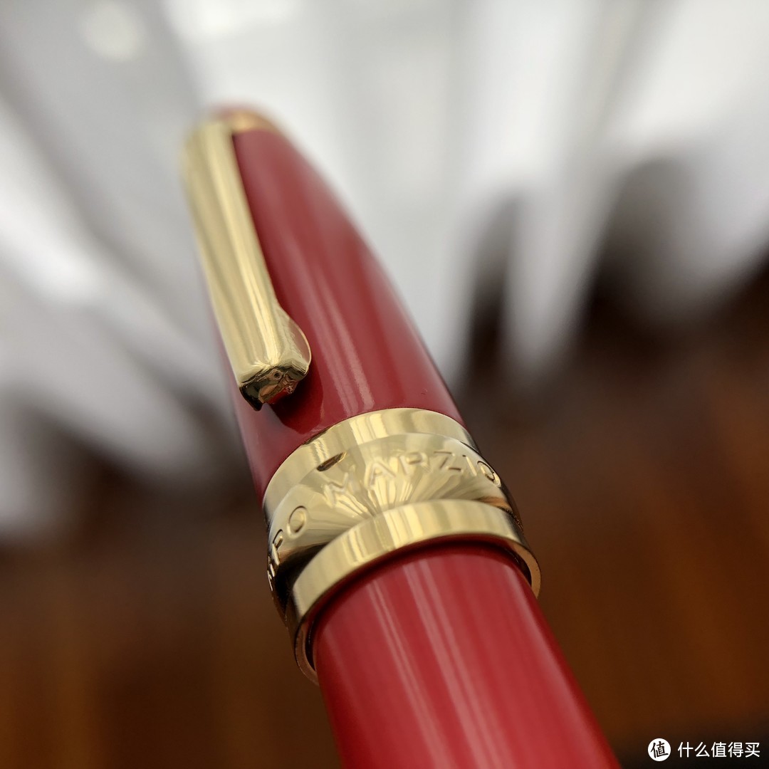 书写生活篇一见字如晤长情陪伴campomarzio经典樱桃红钢笔