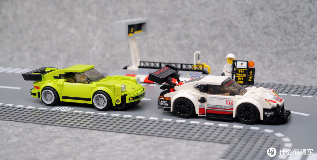 手残劝退！LEGO 乐高 Speed Champion 系列 保时捷 911 RSR & Turbo3.0 75888 开箱