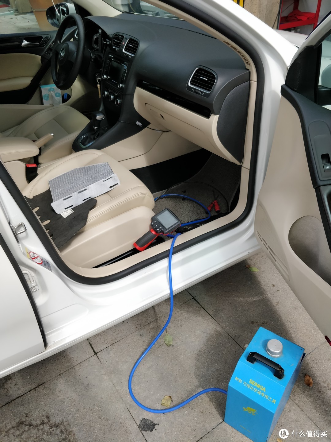 汽车清肺记—空调蒸发箱内外循环清洁记录