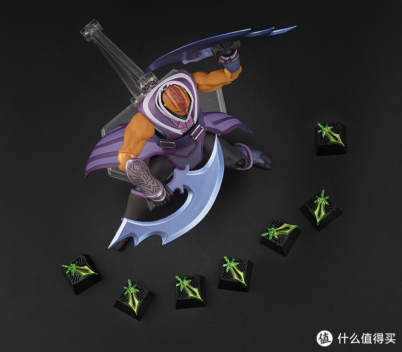 “蝴蝶”+“分身斧”— DOTA2系列 磁吸铝合金键帽 赏析