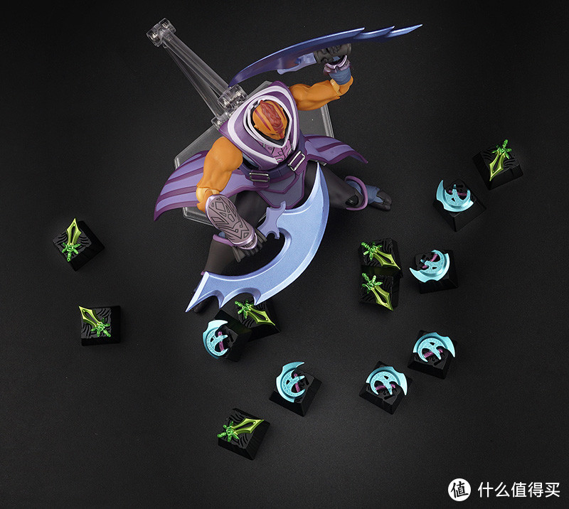 “蝴蝶”+“分身斧”— DOTA2系列 磁吸铝合金键帽 赏析