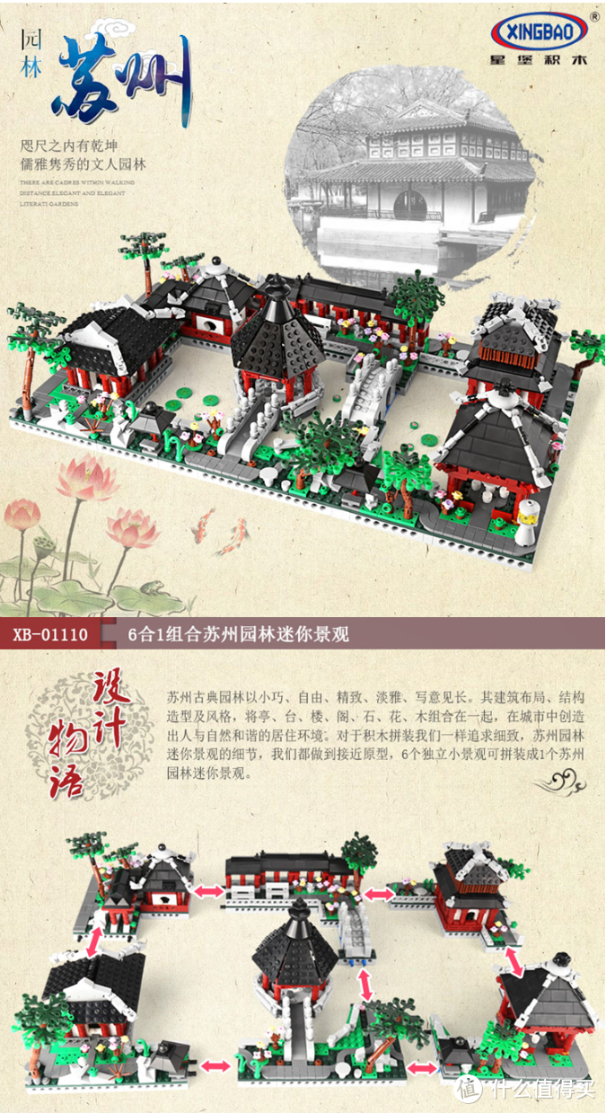 “前山含远翠，罗列在窗中” - 中国风 积木 星堡 苏州园林之三：远翠阁评测