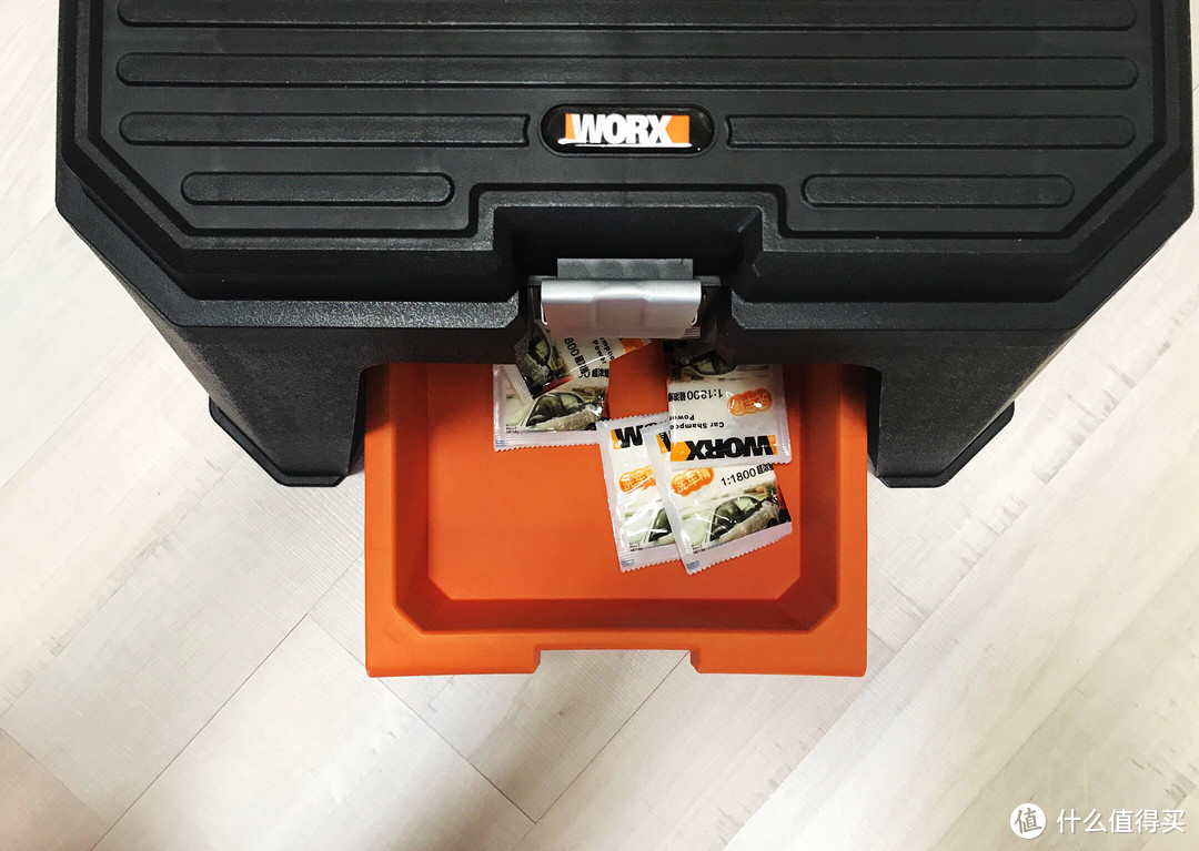 WORX 威克士 WG629E 20V 便携式清洗机开箱、周边、评测