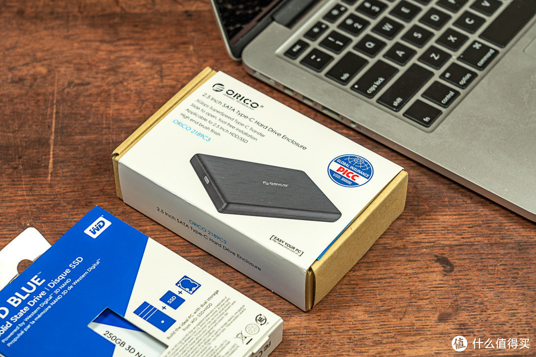 ORICO 奥睿科 移动硬盘盒+WD Blue SSD 组建摄影师缓存系统