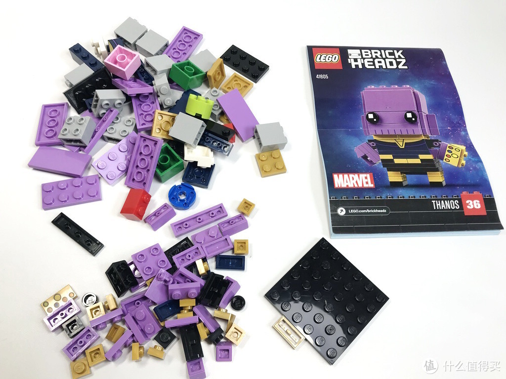 萌萌的大头：LEGO 乐高 41605 BrickHeadz Thanos 灭霸