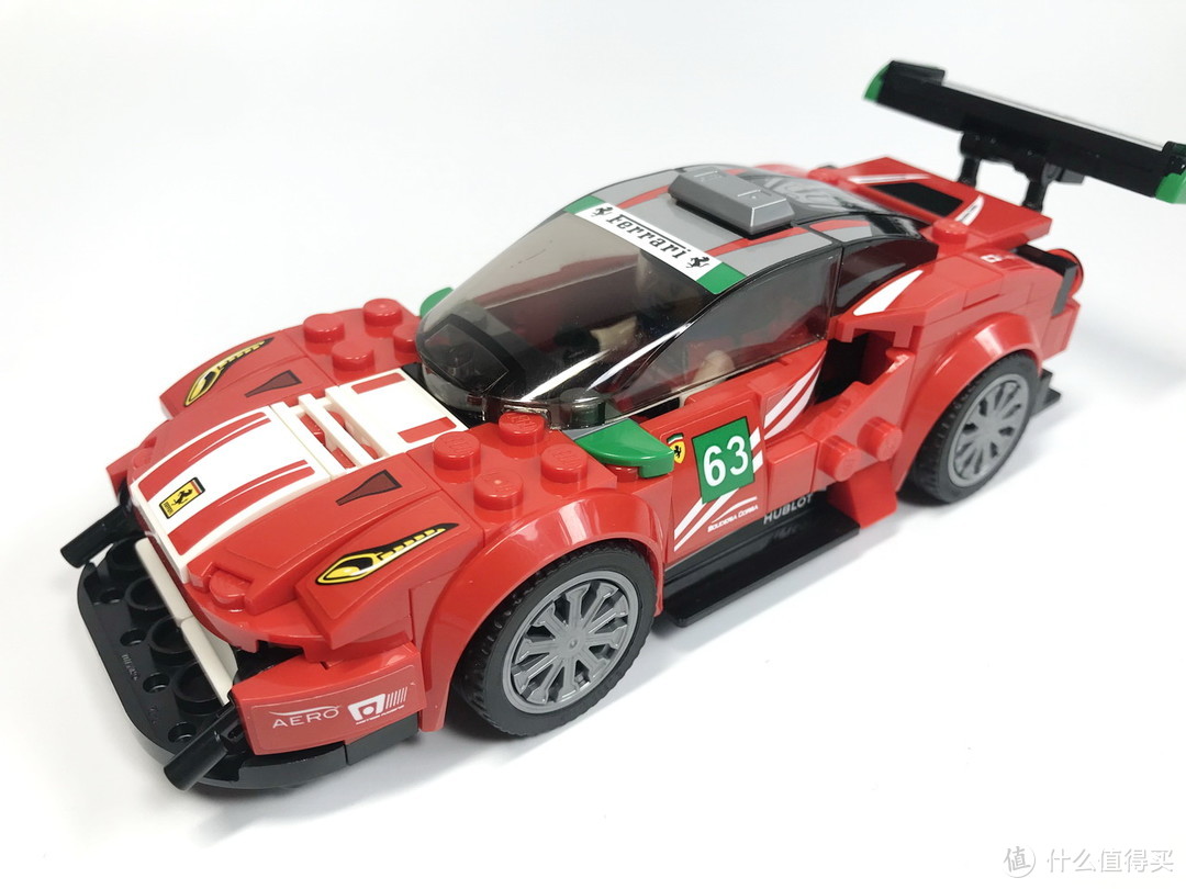 百元名车：LEGO 乐高 赛车系列 75886 法拉利488GT3 Scuderia Corsa车队