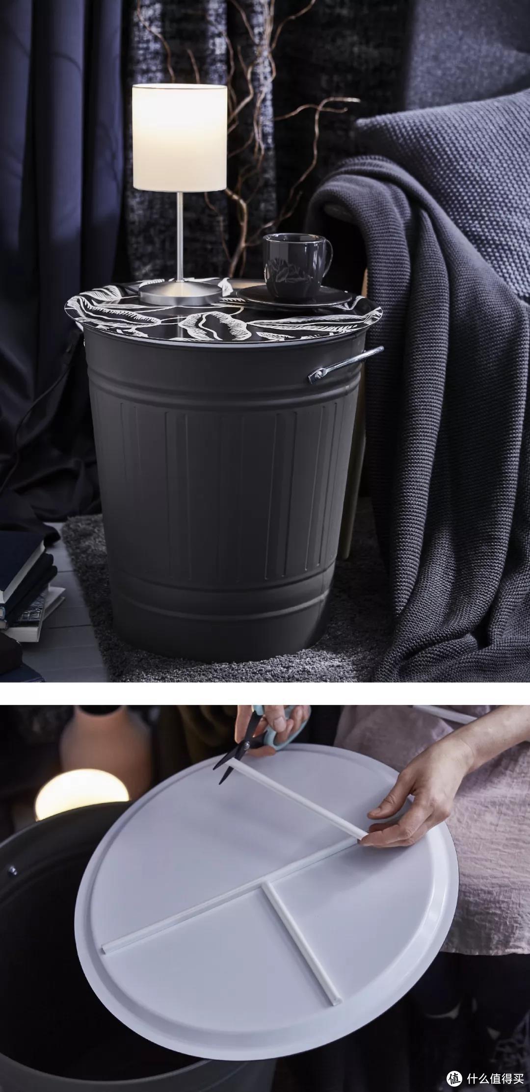 宜家克诺德垃圾桶的12种创意，小心机玩出惊艳效果！