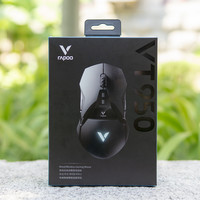 雷柏 VT950 双模游戏鼠标外观展示(数据线|线材|侧键|材质|显示屏)