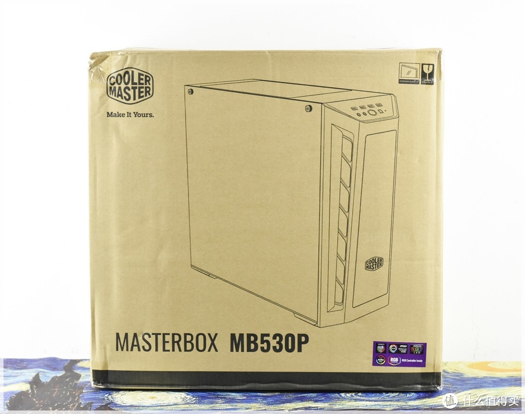 实体店喜提 三玻璃信仰光机箱 酷冷至尊 MASTERBOX 旋风 MB530P 开箱体验