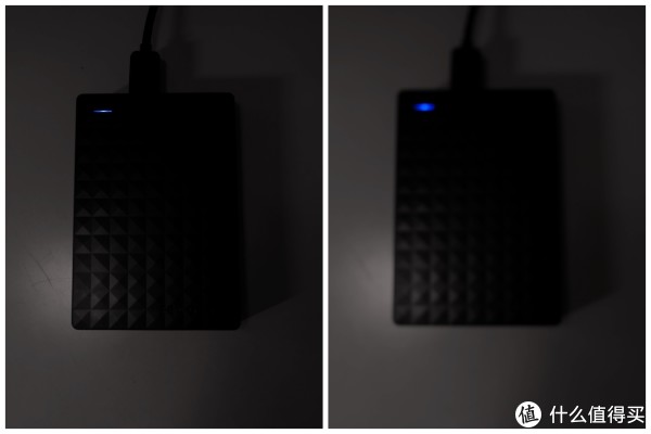 蓝色的指示灯
