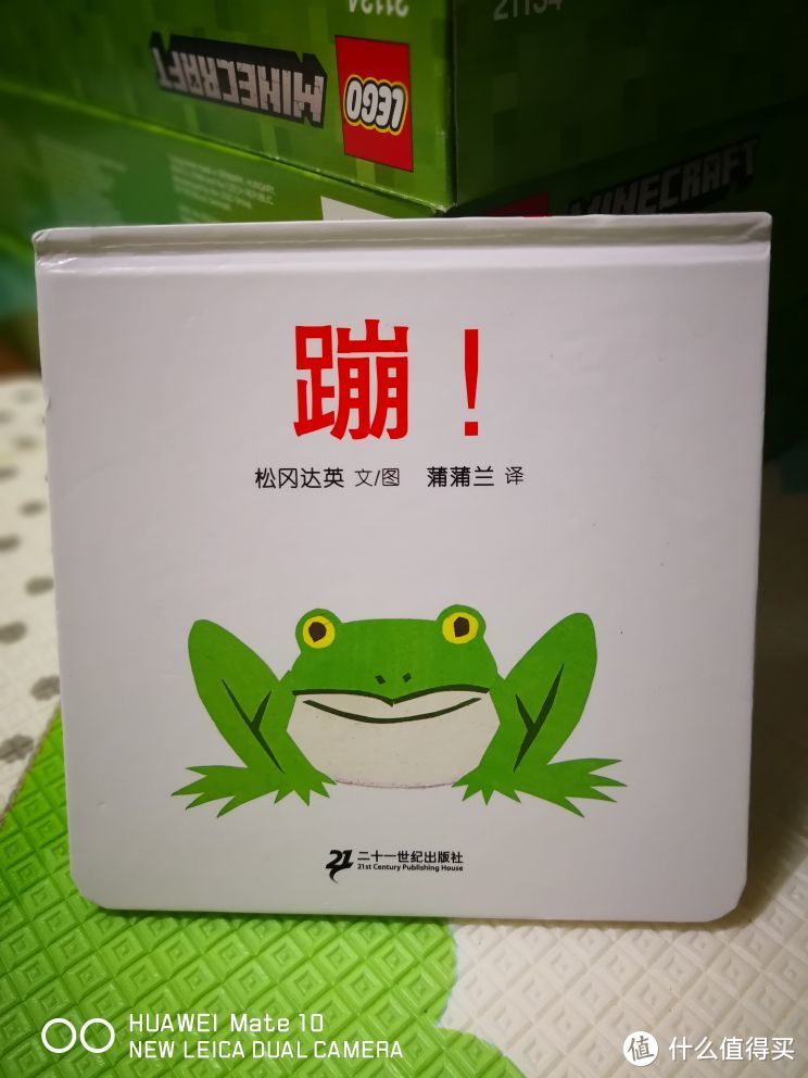封面一只绿色青蛙，笔触很简单，可以看出作者的绘画风格。