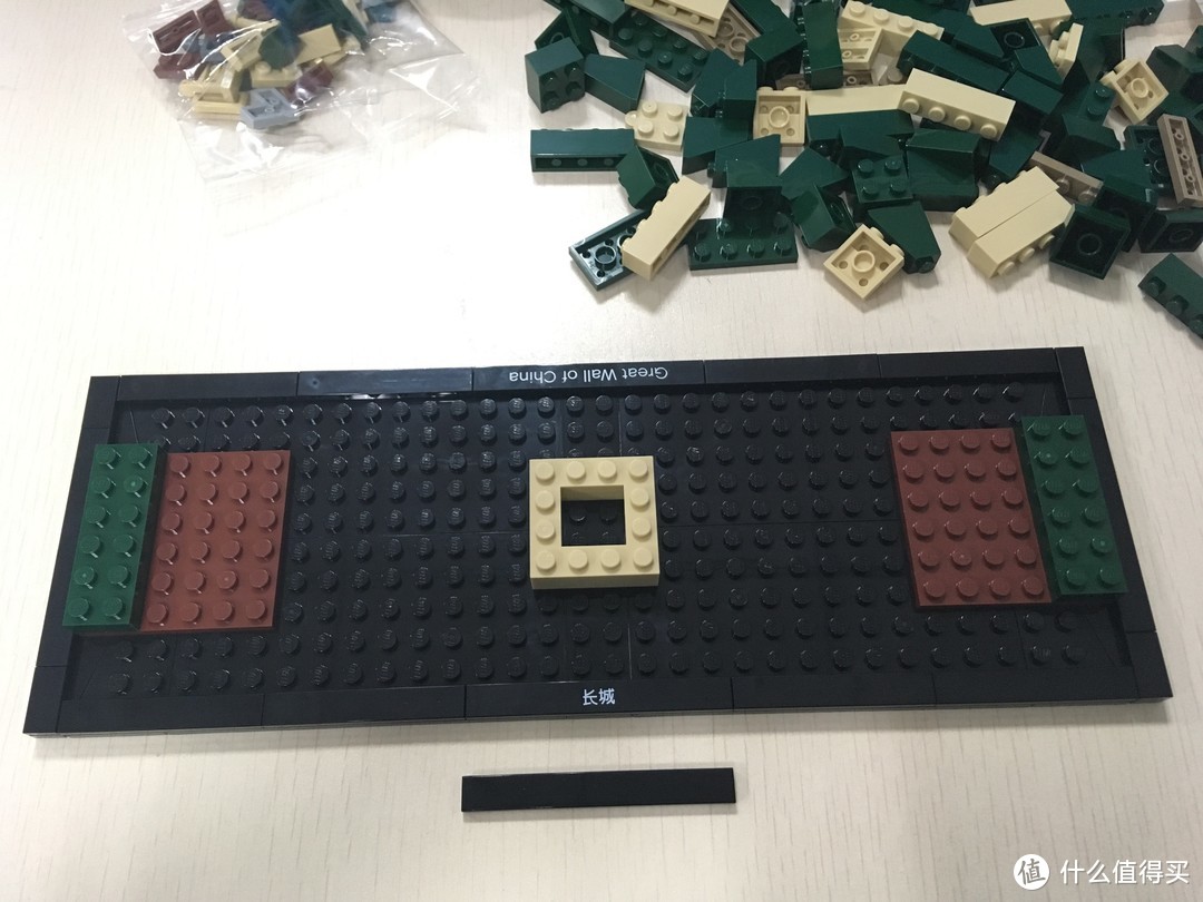 我的lego建築系列篇十五lego樂高21041greatwall單體長城開箱