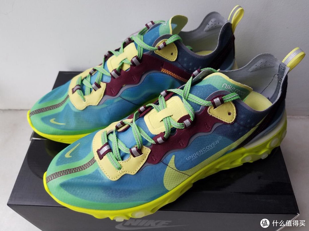 UNDERCOVER  x Nike 耐克 React Element 87 联名运动鞋开箱