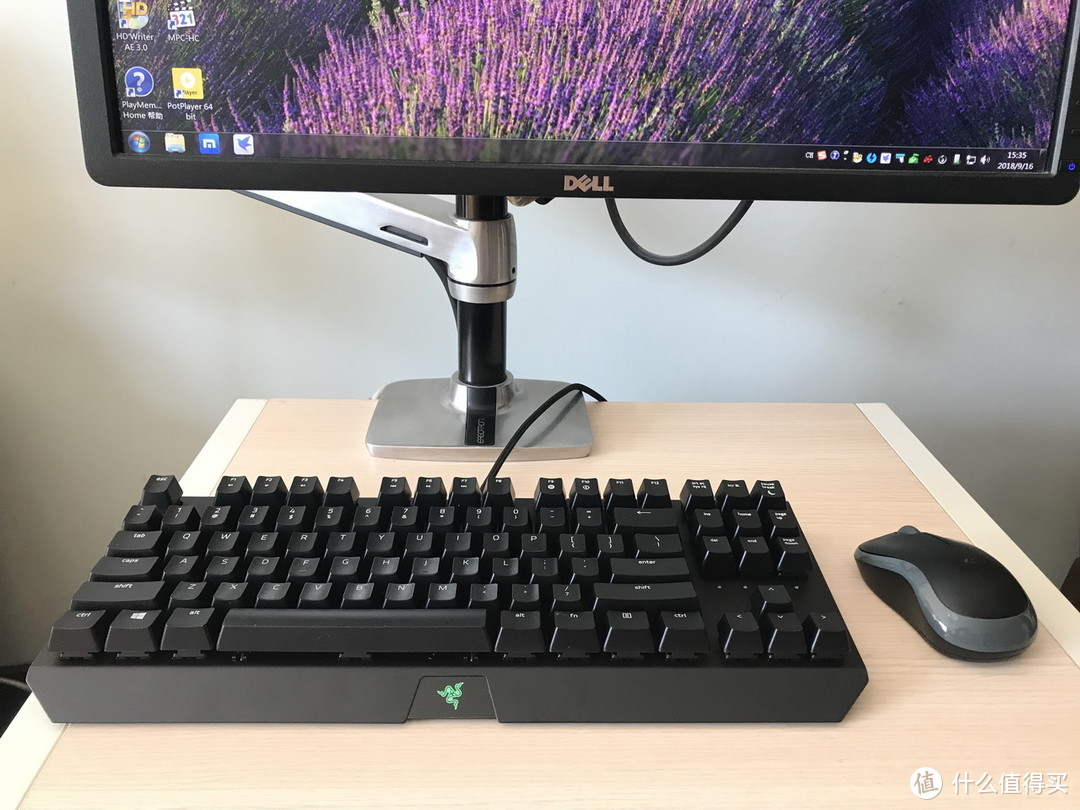 大妈又送键盘了：Razer 雷蛇 BlackWidow X 竞技版87键 游戏机械键盘开箱