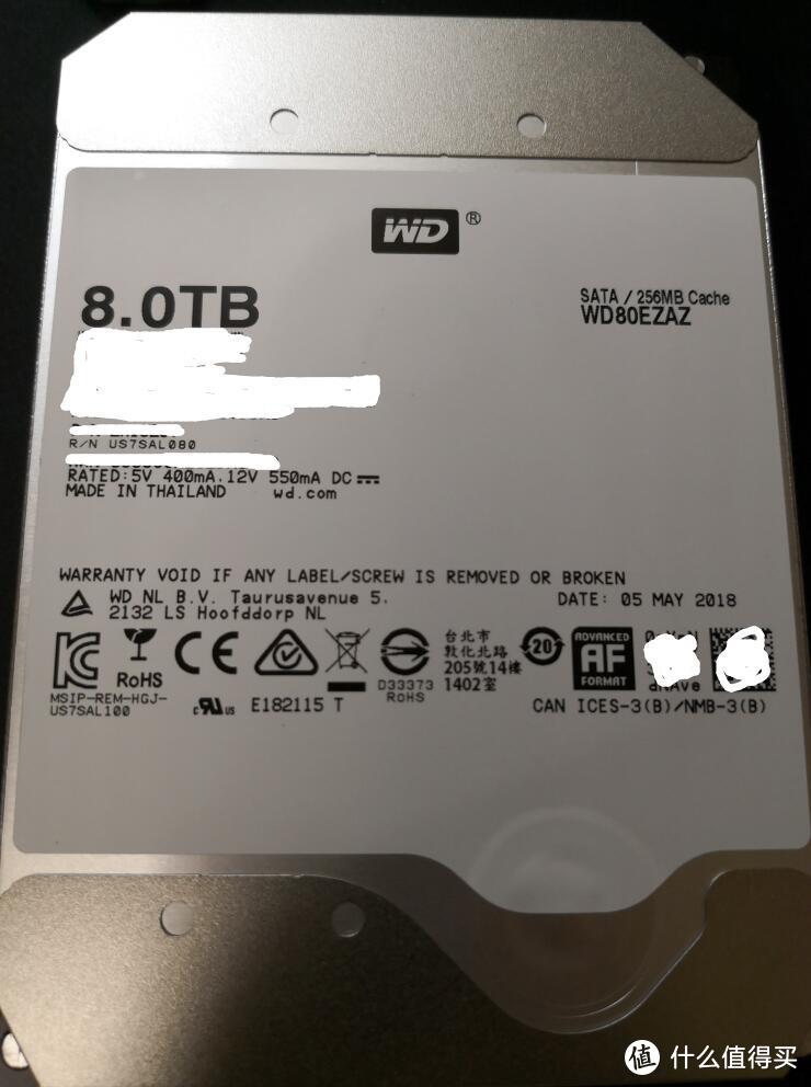 Western Digital 西部数据 8TB My Book 桌面外置硬盘拆装记