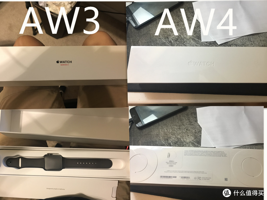 首发 苹果Apple Watch Series 4代 GPS款 深空灰色铝金属表壳 黑色运动型表带 44mm美版