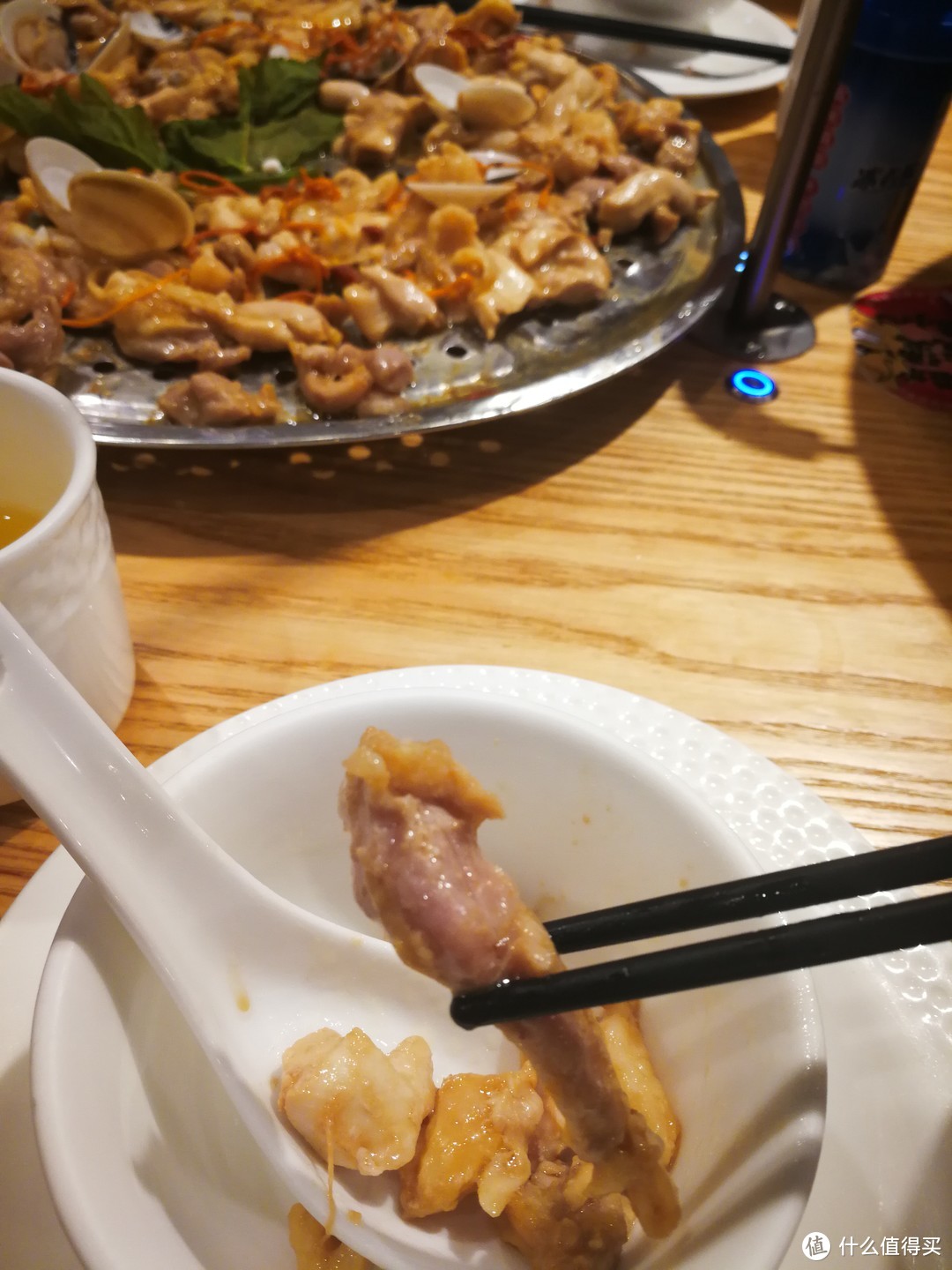 鸡肉非常的鲜美和滑嫩