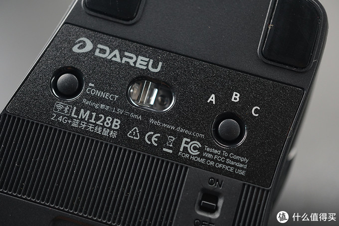 Dareu 达尔优 LM128B 双模无线鼠标 拆解开箱