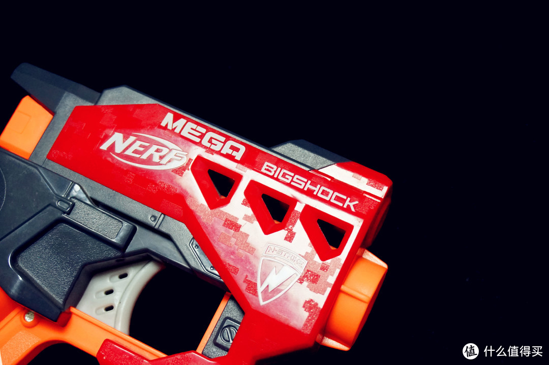 贴身利器，威力十足—NERF 孩之宝 MEGA BIGSHOCK 软弹枪开箱