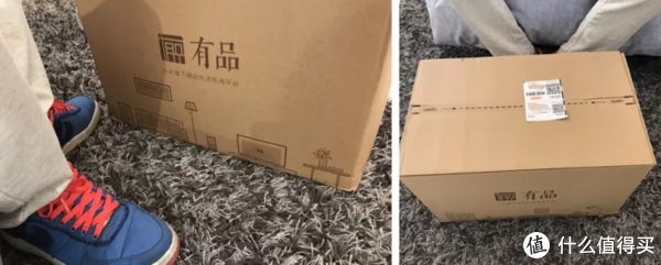 △很厚的纸盒,包装严实没有破损