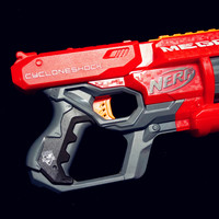 孩之宝NERF MEGA CYCMONESHOCK发射器使用总结(力度|造型)