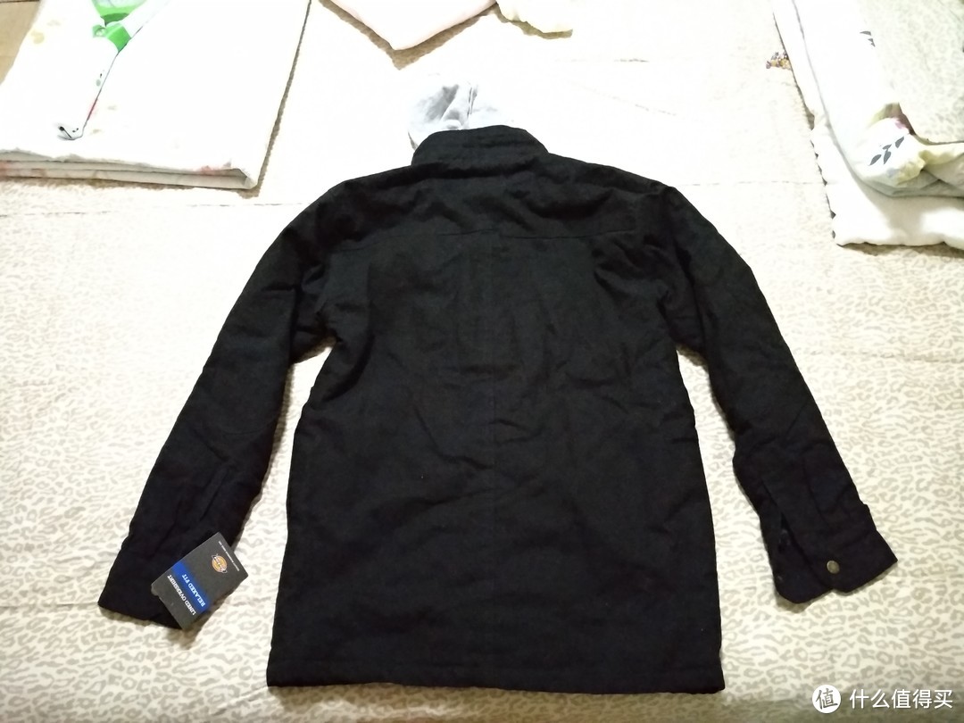 图书馆猿Dickies 帝客 Hooded Quilted Canvas Over 男士衬衫外套