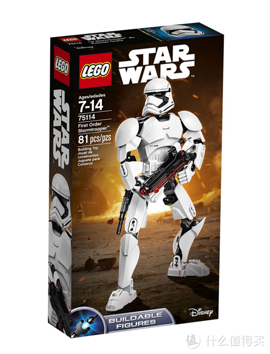 LEGO 乐高 拼拼乐 篇169：最佳摩托骑手 75114 第一秩序暴风兵 First Order Stormtrooper