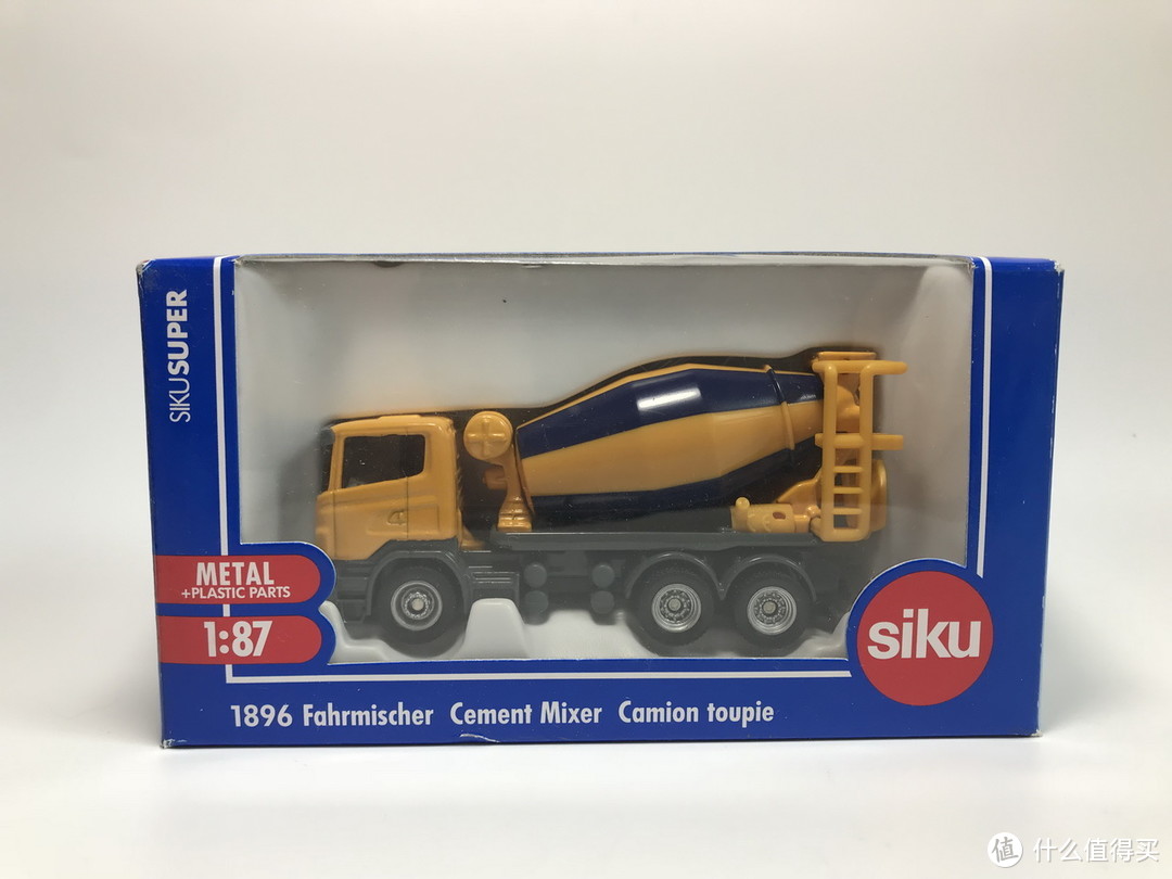 SIKU 仕高 1:87 工程车合金模型  SKUC 1896 水泥搅拌车开箱